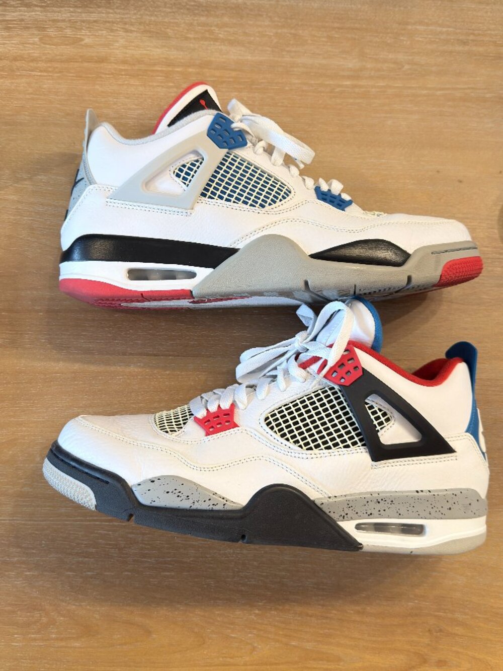 Air Jordan 4 Retro, Size 11.5, Color way "What The"
